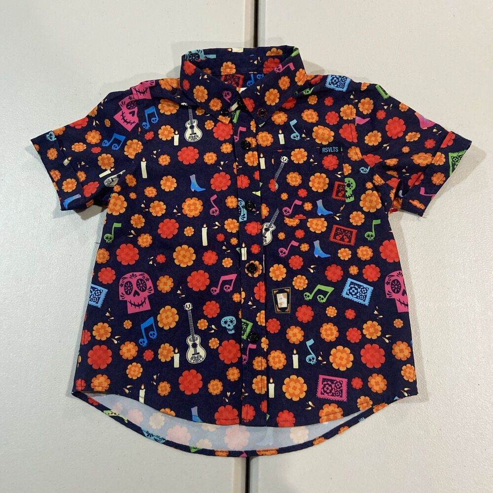 RSVLTS X Pixar Cars Boys Coco Shirt 3 Years￼
